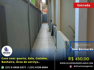 Kitnet para Locação, em Belford Roxo, bairro São Bernardo, 1 dormitório, 1 banheiro