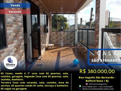 Casa para Venda, em Belford Roxo, bairro São Bernardo, 6 dormitórios, 4 banheiros, 1 suíte, 1 vaga